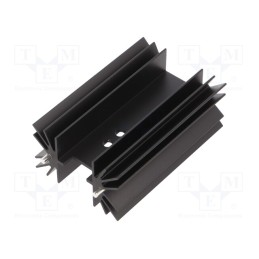 1 pcs x OHMITE - FA-T220-64E - Heatsink: extruded, TO218,TO220,TO247, black, L: 25mm, W: 41.6mm