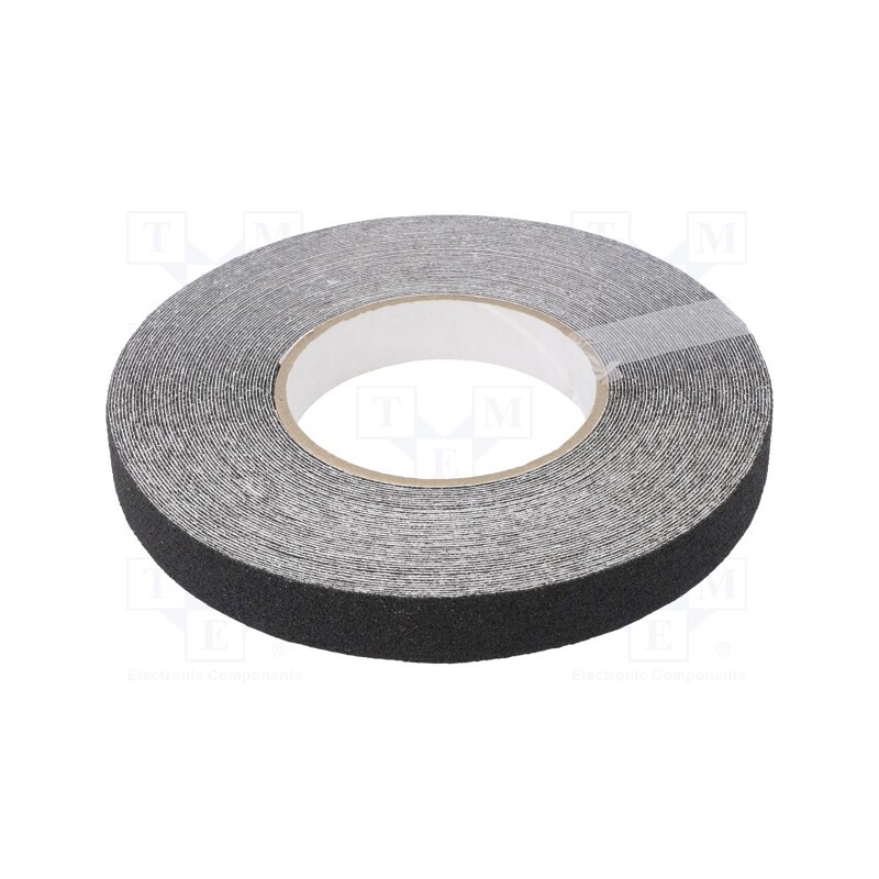 1 pcs x MEDID - 1918 - Tape: marking, black, L: 18m, W: 18mm, antislip,self-adhesive