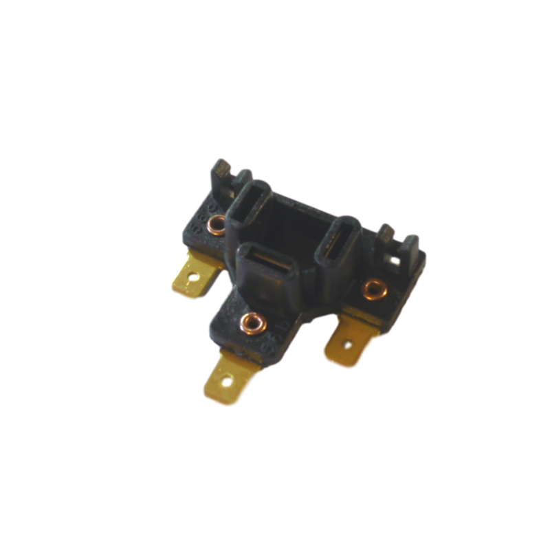 Connector block for headlight bulbs
