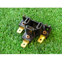 Connector block for headlight bulbs