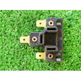 Connector block for headlight bulbs