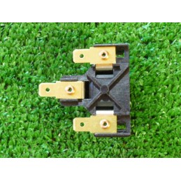 Connector block for headlight bulbs