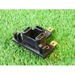 Connector block for headlight bulbs