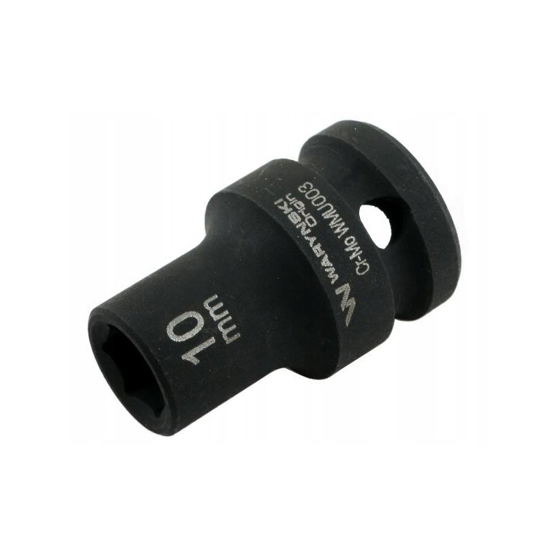 Hexagonal impact socket 1 2 10 mm crm