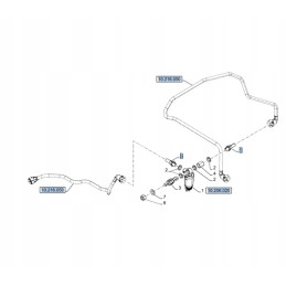 Pipe connector new holland 84423906