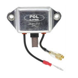 Alternator voltage regulator 50a with brush hold