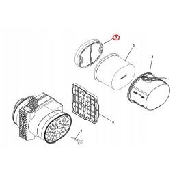 Air filter cat m318d m315d m316d 2525002 oem