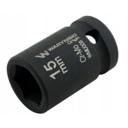 Hexagonal impact socket 1 2 15 mm crm