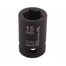 Hexagonal impact socket 1 2 15 mm crm