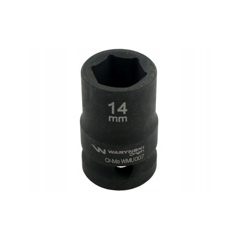 Hexagonal impact socket 1 2 14 mm crm