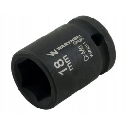 Hexagonal impact socket 1 2 18 mm crm