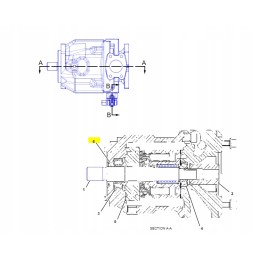 Shaft seal cva backhoe loader cat
