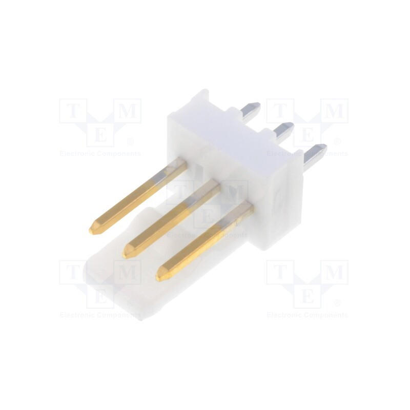 2 pcs x MOLEX - 22292031 - Socket, wire-board, male, KK 254, 2.54mm, PIN: 3, THT, 4A, Layout: 1x3