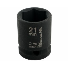 Hexagonal impact socket 1 2 21 mm crm