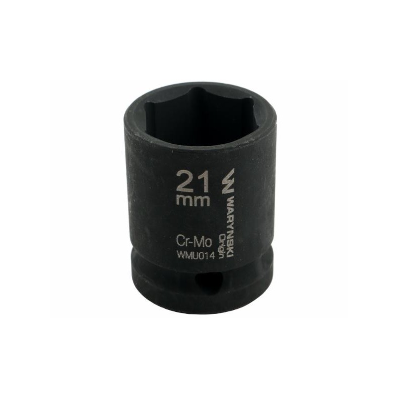 Hexagonal impact socket 1 2 21 mm crm