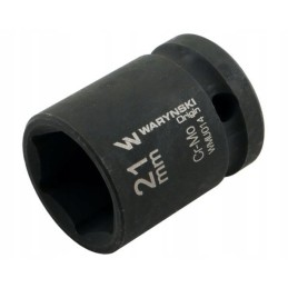 Hexagonal impact socket 1 2 21 mm crm