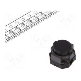 2 pcs x PANASONIC - EVPASDC1A - Microswitch TACT, SPST, Pos: 2, 0.05A/12VDC, SMT, none, 2.5N, 5mm
