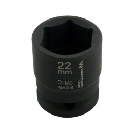 Hexagonal impact socket 1 2 22 mm crm