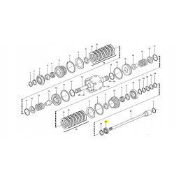 Rear front polo bearing volvo bl71 cva