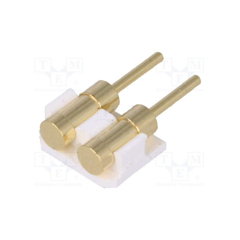 2 pcs x CONNFLY - DS1137-01-02MW8R - Connector: PCB to PCB, PIN: 2, gold-plated, SMT, male, on PCBs