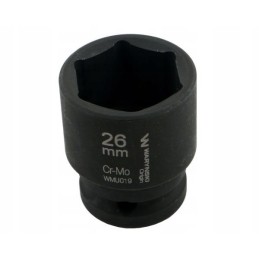 Hexagonal impact socket 1 2 26 mm crm