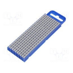 200 pcs x HELLERMANNTYTON - 561-02338 - Markers, Marking: L3, 2.8÷3.8mm, polyamide, grey, -40÷85°C, push-in