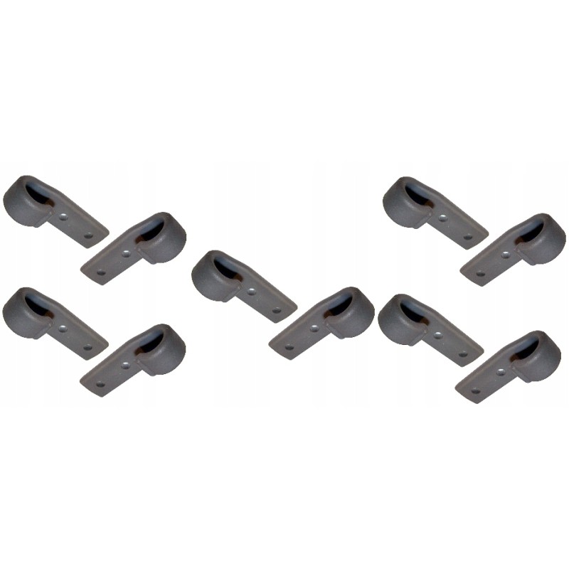 Polyamide tarpaulin rope hook, 10 pcs