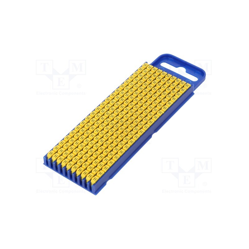 200 pcs x HELLERMANNTYTON - 561-02084 - Markers, Marking: H, 2.8÷3.8mm, polyamide, yellow, -40÷85°C, WIC