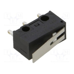 2 pcs x DIPTRONICS - MS1-01L21HGV - Microswitch SNAP ACTION, 0.1A/30VDC, SPDT, Rcont max: 100mΩ, PCB