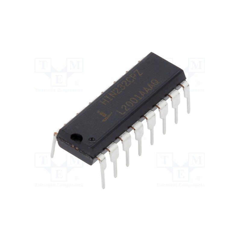 1 pcs x RENESAS - HIN232CPZ - IC: interface, transceiver, full duplex,RS232, 120kbps, DIP16