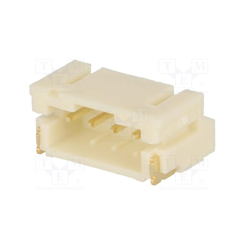2 pcs x NINIGI - NXW-04SMDK - Socket, wire-board, male, 2mm, PIN: 4, SMT, 1A, tinned, -25÷85°C, 100V