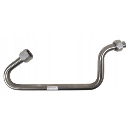 Bent stainless steel hydraulic pipe M27x2 LCT245975