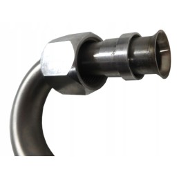 Bent stainless steel hydraulic pipe M27x2 LCT245975