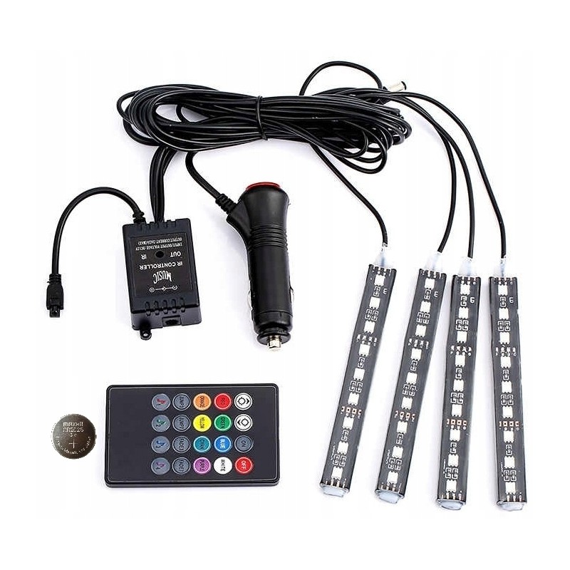 RGB pilot cabin interior LED lighting