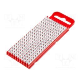 200 pcs x HELLERMANNTYTON - 561-01699 - Markers, Marking: 9, 2÷2.8mm, polyamide, white, -40÷85°C, push-in