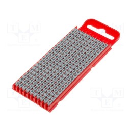 200 pcs x HELLERMANNTYTON - 561-01688 - Markers, Marking: 8, 2÷2.8mm, polyamide, grey, -40÷85°C, push-in