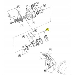 Brake pads for jcb backhoe loader 3cx 4cx cva