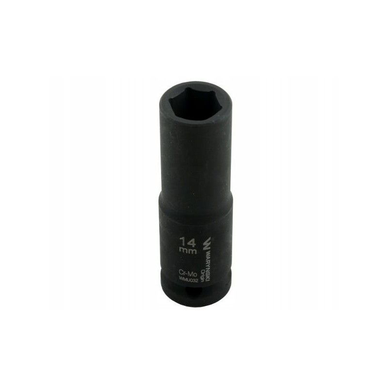 Hexagonal impact socket long 1 2 14 m
