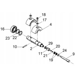 Wacker dpu bpu vibrator coupling pin 0220073