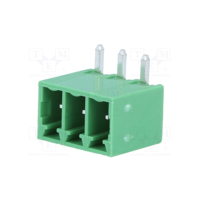 2 pcs x DEGSON ELECTRONICS - 15EDGRC-3.5-03P-14 - Pluggable terminal block, 3.5mm, ways: 3, angled 90°, socket, male