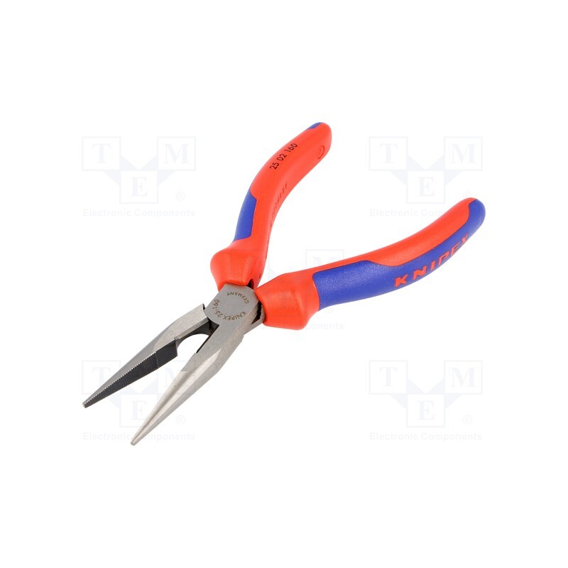 1 pcs x KNIPEX - 25 02 160 - Pliers, ergonomic two-component handles,polished head, 160mm