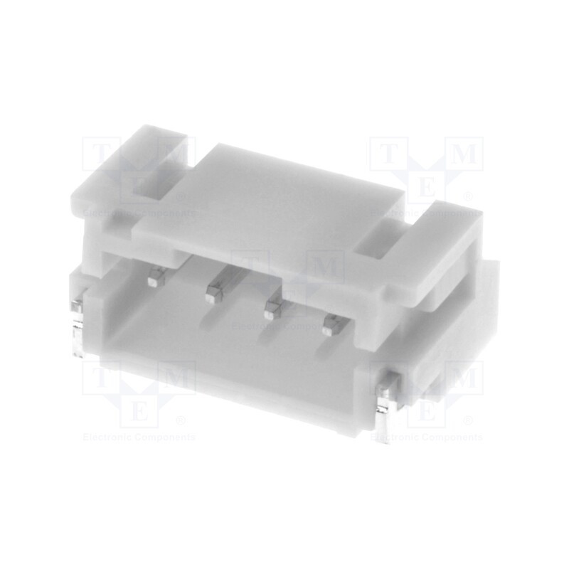 2 pcs x JST - S4B-PH-SM4-TB (LF)(SN) - Socket, wire-board, male, PH, 2mm, PIN: 4, SMT, 100V, 2A, -25÷85°C