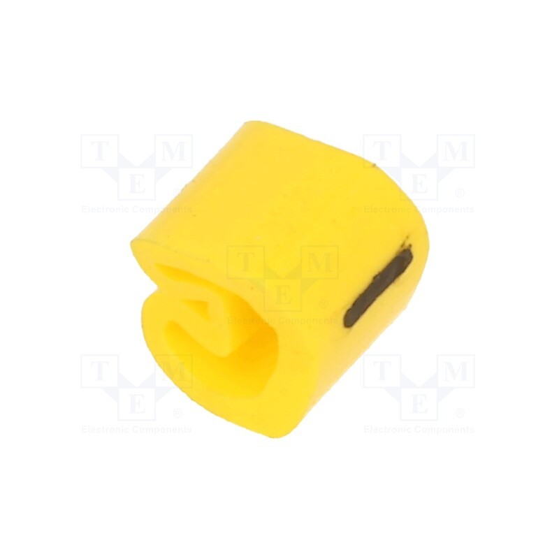 200 pcs x WEIDMu00dcLLER - CLI C 02-3 GE/SW - MP - Markers, Marking: -, 1.3÷3mm, PVC, yellow, -30÷80°C, leaded, CLI C