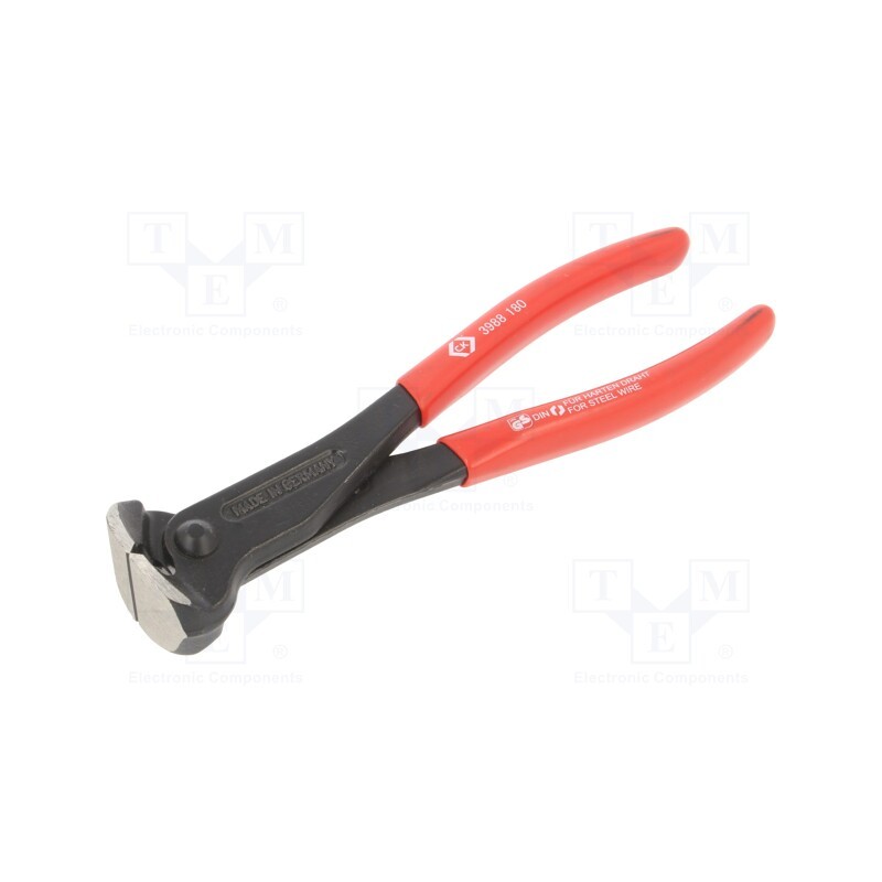 1 pcs x C.K - T3988 180 - Pliers, end,cutting, 180mm