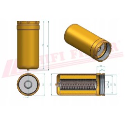 Hydraulic oil filter hifi filter sh 60236