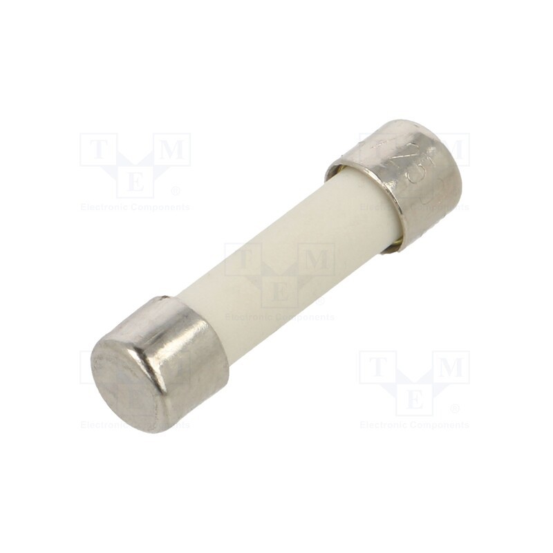 1 pcs x SCHURTER - 34.0909 - Fuse: fuse, ultra rapid, 6.3A, 250VAC, ceramic,cylindrical, 5x20mm