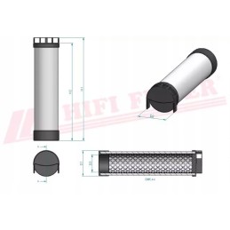 Air filter hifi filter sa 17101