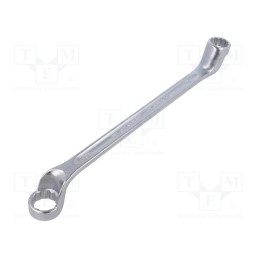 1 pcs x STAHLWILLE - 41042022 - Wrench, box, 20mm,22mm, chromium plated steel, L: 300mm, offset