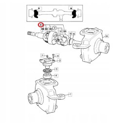 Jcb 3cx 4cx polos complete 914 83600 825mm
