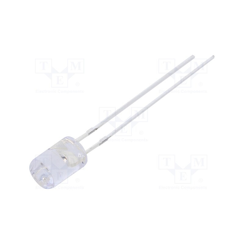 1 pcs x OPTOSUPPLY - OSY5PA5GA1B-12V - LED, 5mm, yellow, 500÷750mcd, 100°, Front: flat, 12÷15V, 225mW